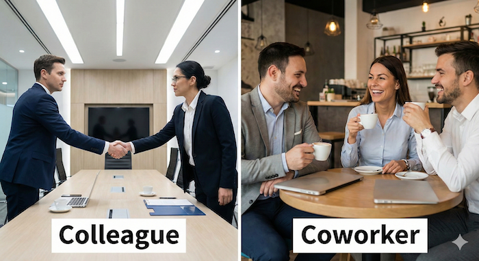 Formal vs informal workplace interactions. / フォーマルとカジュアルな職場の交流。