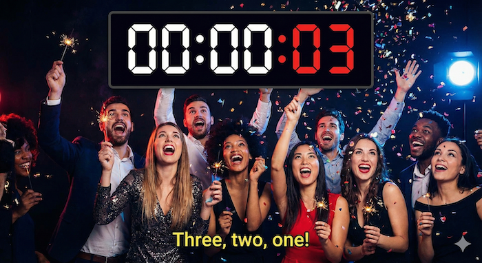 大晦日のカウントダウン (New Year's Eve Countdown)