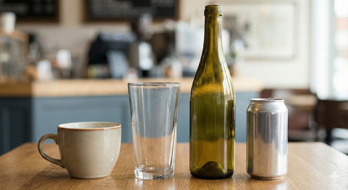 飲む容器 写真